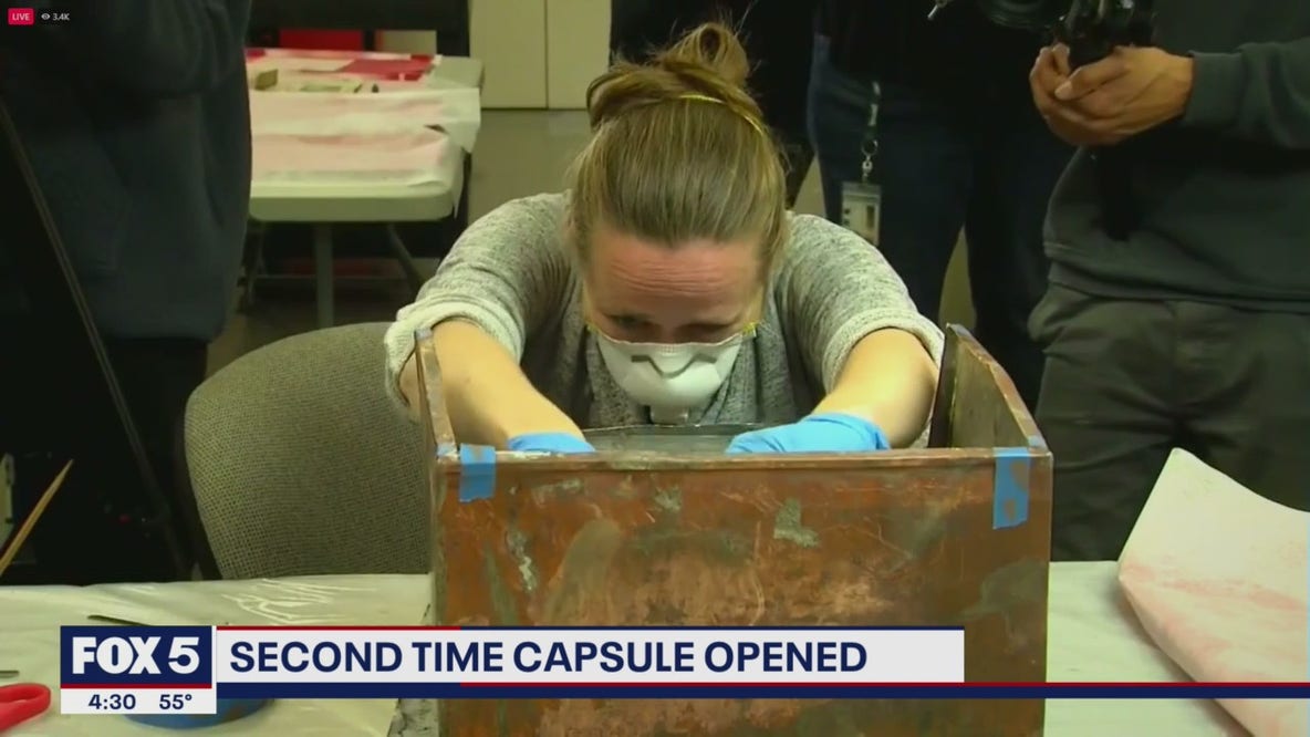 Second time capsule found in base of Robert E. Lee statue opened